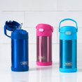 thumbnail image 1 of 12 onzas. Botella de agua de acero inoxidable con aislamiento al vacío Funtainer para niños, 1 of 2