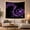 Purple Orchid, variant on Luminous Purple Lotus in Starry Night Sky Mystical Celestial Art for Meditation Enthusiasts Ethereal Space Decor Housewarming Gift Tapestry Wall Hanging for Bedroom and Living Room