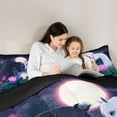 thumbnail image 5 of Castle Fairy Horse Couple Lover Twin Comforter Sets,Happy Valentine's Day Bedding Set, 5 of 8