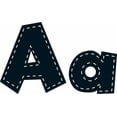 thumbnail image 2 of 4" Fun Font Letters, Black Stitch, 160 Pieces, 2 of 4