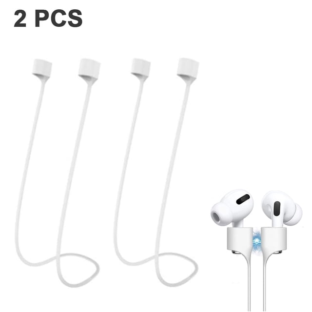 pares de correas magnéticas antipérdida para AirPods, cordón deportivo de silicona suave, cordón para el cuello Zhivalor 222456-1