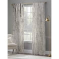 thumbnail image 3 of Gray Brown Sheer Curtains 84 Inch Length 2 Panels Set, Vintage Shabby Texture Making Old Voile Window Treatment Rod Pocket Curtains Sheers Drapes for Bedroom/Living Room/Kitchen 52"x84"x2, 3 of 7