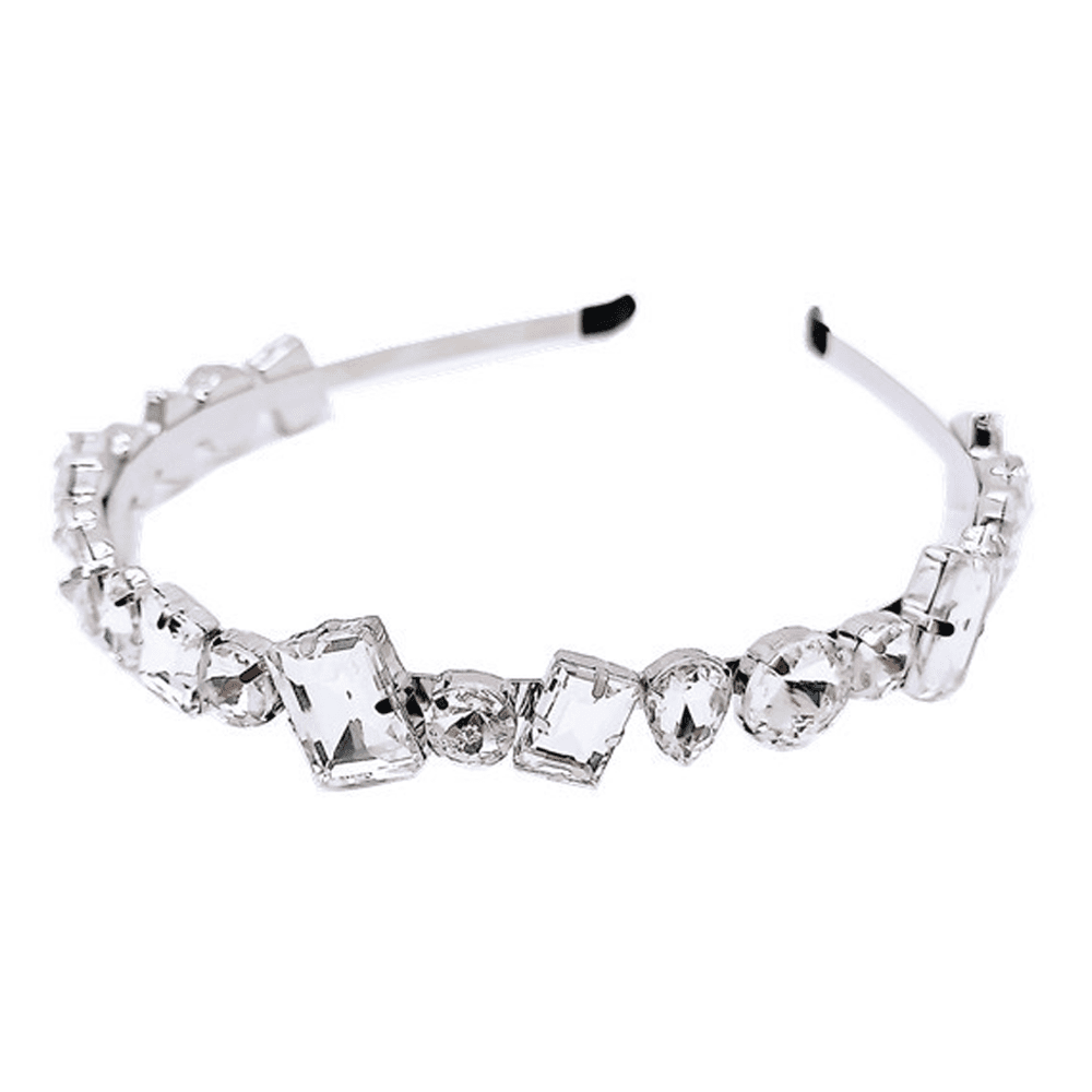 Rhinestone Headbands Jeweled Headband for Women and Girl Gold Sparkly