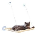 thumbnail image 1 of Cat Window Perch, Cat Hammock Window Seat, Space Saving Window Mounted Cat Bed for Cats Premium Set, 1 of 7
