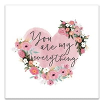 Creative Products You Are My Everything 20 x 20 Canvas Wall Art