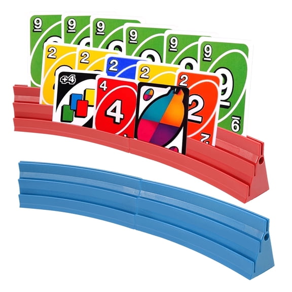 4 Pack Magnetic Game Playing Card Holders,Playing Card Holder for Kids Adults Hands Free Card Holder for Family Card Game Nights Poker Parties