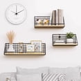 thumbnail image 2 of ERDOUY nail board rack set, metal bracket, display wall organizer, office garage workbench storage tray (black, style 4), 2 of 4