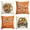 A, variant on Sm:)e Fall Pumpkin Home Sweet Home Orange Throw Pillow Covers, 18 x 18 Inch Seasonal Autumn Bless Our Home Decorations for Sofa Couch Set of 4