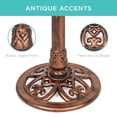 thumbnail image 4 of Pedestal para pájaros Best Choice Products, vintage, 28 cm, resina, 4 of 7