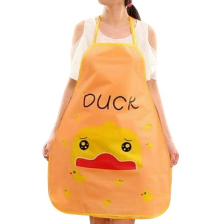 

Rinhoo 4pcs Women Cooking Aprons Cute Cartoon Waterproof Aprons Kitchen Restaurant Bib Aprons