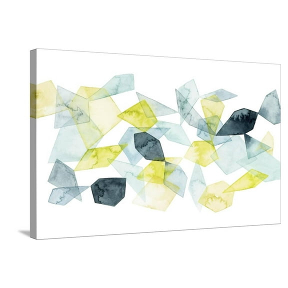 Art.com Seaglass Abstract I Stretched Canvas Print Wall Art by Grace Popp, 36" x 24"