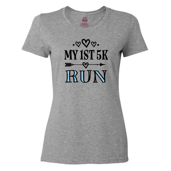 Inktastic 1st 5K Race Running Fitness Women's T-Shirt