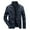 Dark Blue, variant on Odeerbi Faux Leather Outwear Jackets for Men Autumn And Winter Casual Baseball Uniform Leather Jacket Leather Jacket Dark Blue