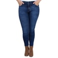 thumbnail image 1 of Pantalón de mezclilla stretch John Silver Betty Girls Corte skinny Color azul petróleo, 1 of 6