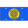 thumbnail image 2 of Salt River Tribe Flag Metal License Plate, 2 of 2