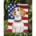 thumbnail image 3 of Carolines Treasures BB9686GF Beagle Patriotic Flag Garden Size  Small multicolor, 3 of 3