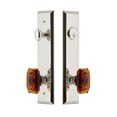 thumbnail image 3 of Grandeur Fifth Avenue Tall Plate Single Cylinder One Piece Knobset with Baguette Knob, 3 of 6