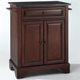 thumbnail image 5 of LAFAYETTE SOLID BLACK GRANITE TOP PORTABLE KITCHEN ISLAND IN VINTAGE MAHOGANY FINISH, 5 of 7