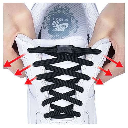 2 Pairs 16 Co Booyckiy No Tie Elastic Shoelaces For Kids Adults And Elderly 