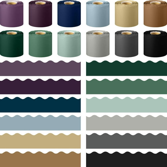 Tablón de anuncios para el aula Borders Ctosree, 12 rollos, 192 m