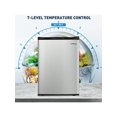 thumbnail image 5 of LUCKYERMORE 2.6 Cu.Ft. Mini Fridge With Freezer Compact Refrigerator Single Door Adjustable Thermostat Removable Shelves Reversible Dorm, 5 of 5
