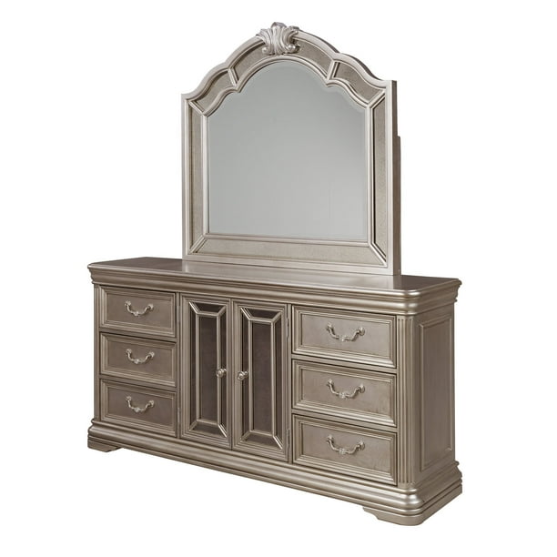 Ashley Furniture Birlanny Dresser Mirror Silver Walmart Com