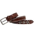 thumbnail image 5 of Punk riveted rock, denim belt, red crocodile pattern embossed PU material Men's belt, punk style denim belt for men and women - the best choice for gifting, Rock Fashion, Edgy Design, Stylish Buckle, 5 of 10