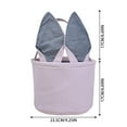thumbnail image 3 of Easter Bunny Basket Easter Bunny Shaped Home And Holiday Storage And With Handles Easter Decorations, 3 of 5