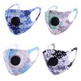 thumbnail image 3 of Masque de Bouche en Coton Réutilisable et Lavable pour Adultes avec Valves Respiratoires Anti-Buée Housse de Protection Respirante pour Visage Extérieur Anti-Poussière, 3 of 8