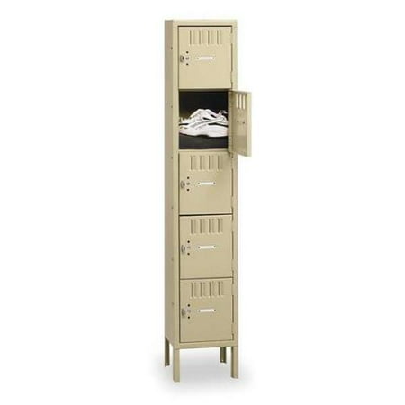 - TENNSCO BS5-121512-1SND Box Locker, (1) Wide, (5) Person, 5 Tier