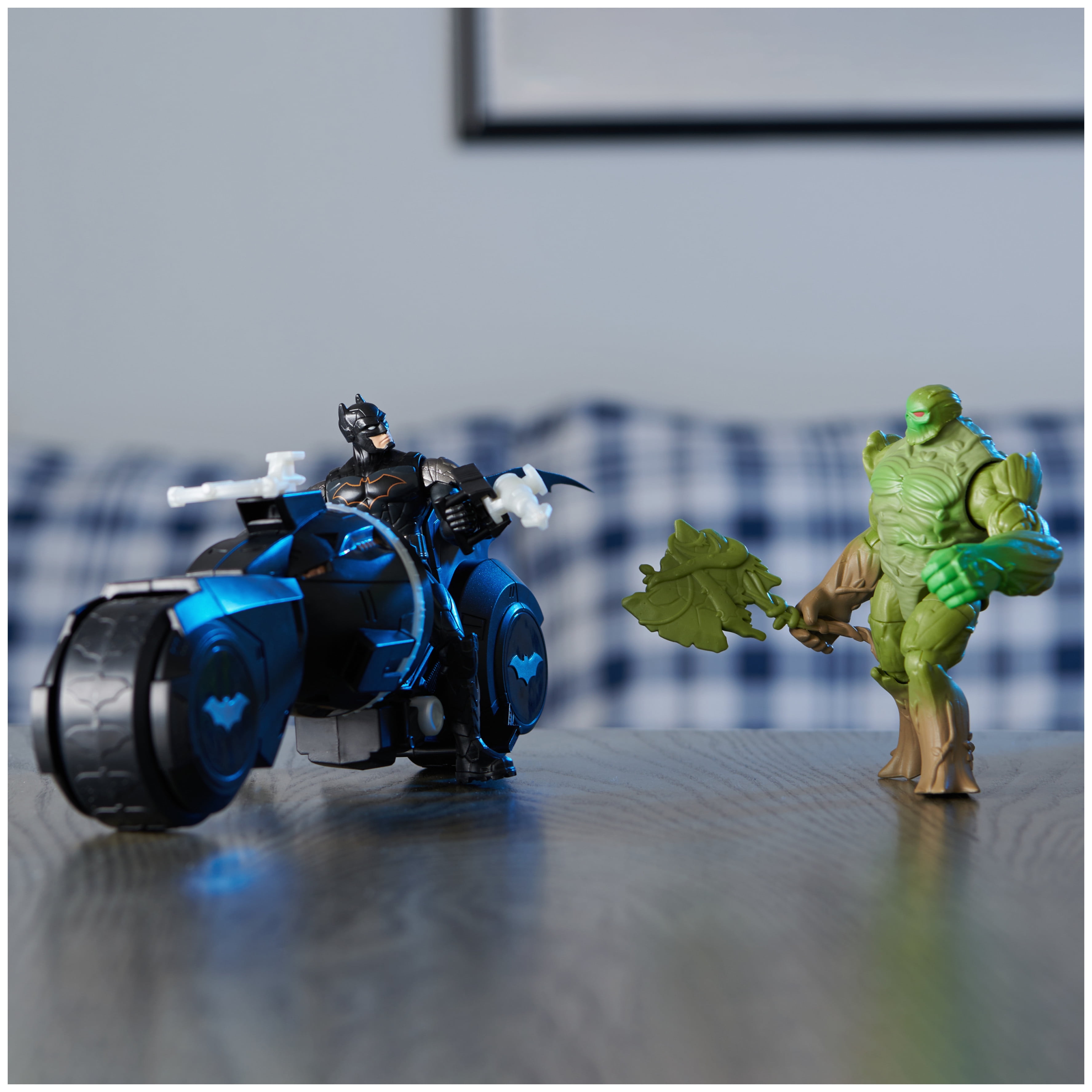 DC Comics, Batman and Swamp Thing Armory Attack Batcycle Set