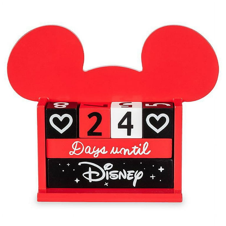 Disney Mickey Countdown Block Calendar Days Until Vacation New Disney Mickey Countdown Block Calendar Days Until Vacation New