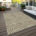 thumbnail image 6 of Addison Rugs Chantille Indoor/Outdoor Transitional Swirls Beige Washable Rectangle Rug, 10' x 14', 6 of 6