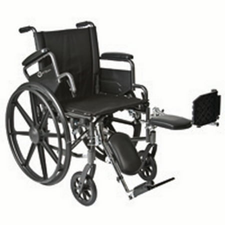 Roscoe Medical K4-Lite Wheelchair Color: Powder-coated silver vein