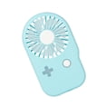 thumbnail image 3 of Ventilador de refrigeración Ventilador de mano recargable eléctrico Enfriador portátil ajustable para oficina en casa, Azul Advancent HA004473-02B, 3 of 6