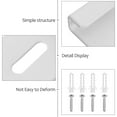 thumbnail image 3 of DINHEAROM White Retainer Clip 8Pcs For Residential Use 1.57X1.10X0.43in, 3 of 8