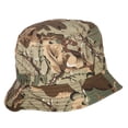 thumbnail image 4 of Number 1 Dad Outline Embroidered Bucket Hat - Leaf Camo OSFM, 4 of 5