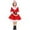 Red, variant on Santa Claus Outfit for Kids Long Sleeve Hooded Girls Santa Christmas Dress Festive Dress Outfit Kids Christmas Outfits for Girls 4-6 years