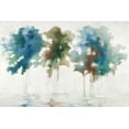 thumbnail image 2 of Ellens, Jacqueline 14x11 Black Ornate Wood Framed with Double Matting Museum Art Print Titled - Tree Trio, 2 of 4