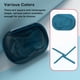 thumbnail image 3 of Qarigey Estuche portátil, caja de almacenamiento de tirantes, protector bucal, sello de plástico transparente con soporte de cuidado de los oídos Azul L, 3 of 6