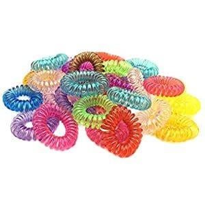 bangyoudaoo 100 Bracelet Hair Band Fashion Girls Elasticated Tie Hair Gummy Bangles/Shag Bands (Punk Goth/Head Rope Accessories Rubber Band - bangyoudaoo 100 Bracelet Hair Band Fashion Girls Elasticated Tie Hair Gummy Bangles/Shag Bands (Punk Goth/Head Rope Accessories Rubber Band -