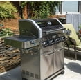 thumbnail image 6 of Monument Grills 4-Burner Propane Gas Grill with Clear View Lid, LED Controls, Side Burners, and Sear Zone, 6 of 25