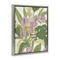 thumbnail image 4 of Stupell Industries Pale Trillium & Leaves Plants & Flowers Painting Gray Floater Framed Canvas Art Print Wall Art, 17 x 21, 4 of 10