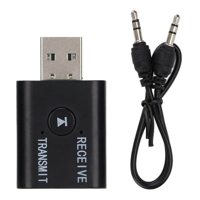 Transmisor y receptor Bluetooth 2 en 1, adaptador de Audio inalámbrico portátil para TV, sistema estéreo doméstico para coche