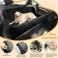 thumbnail image 3 of Dog Car Seat for Medium/Large Dogs Under 100 Lbs,Multi-Functional Dog Car Bed Washable Pet Travel Safety with Thick Cushion, Soft & Removable,for All Cars Back Seat (Black), 3 of 14