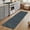 Charcoal Black, Steel Blue, variant on Entryway Runner Rug 19.7''x63'',Burnt Orange Plaid Indoor Outdoor Front Door Mat with Non-Slip Rubber,Farmhouse Buffalo Checkered Gingham Runner Doormat for Hallway Kitchen Back Door Entrance