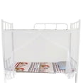thumbnail image 2 of 4 Corner Post Bed Canopy Mosquito Net Twin Full Queen Size Netting White(150x195x170cm), 2 of 5