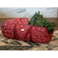 thumbnail image 4 of Covermates Keepsakes Garland Duffle Bag - Durable Polyester, Reinforced Handles, Fits up to 25 Foot Garland Depending on Thickness - Holiday Storage, Red Snowflake, 4 of 9