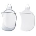 thumbnail image 2 of Cesto para la colada colgante emergente, cesta para la colada de malla pequeña, paquete de 2 cestas plegables, bolsa de almacenamiento plegable para montar en la pared, suministros para el regreso a l, 2 of 5