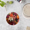 thumbnail image 4 of BaHomeck Drink Coasters Set of 4 with Holder vibrant painting of various flowers including roses and lilies Water Absorbent Ceramic Coasters Tabletop Protection,Suitable for Various Cup ,Home Decor, 4 of 4